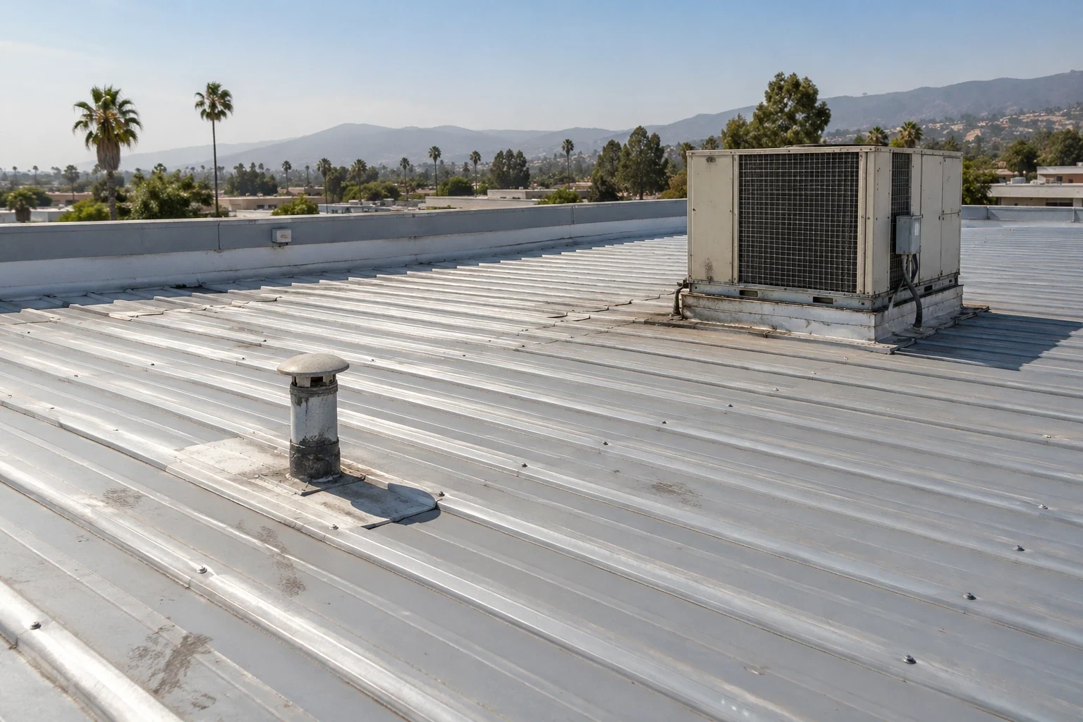 Commercial Metal Roof Retrofit in Torrance, CA