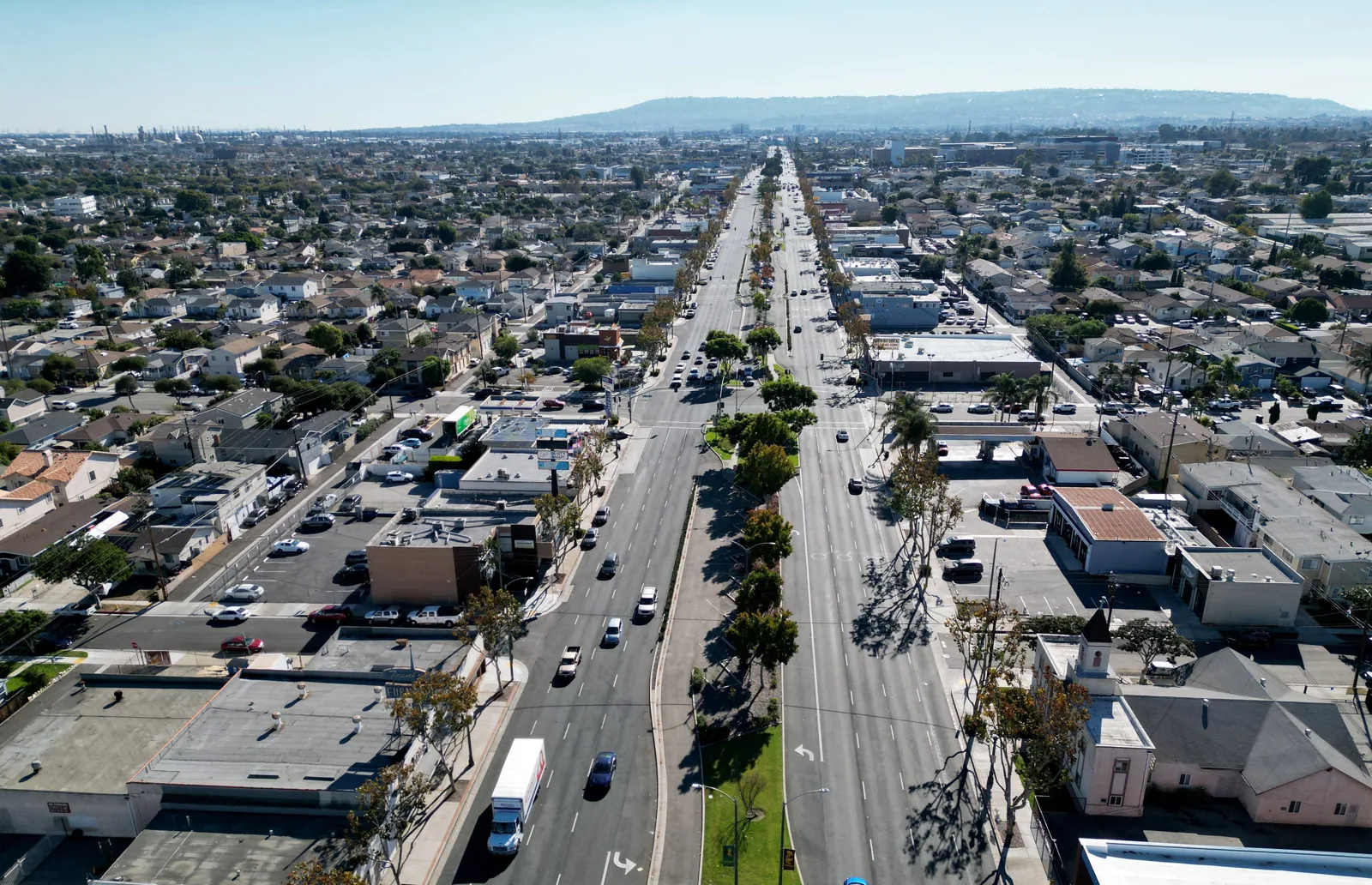 Commercial Roofing along Hawthorne Boulevard in Torrance, CA